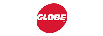 A red globe logo is shown.