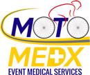 A logo for the event medical services.